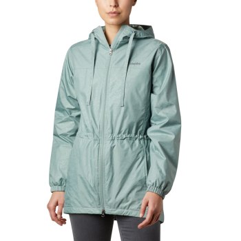 Columbia Auroras Wake III Mid, Chamarras Verdes Para Mujer | 826945-JWK